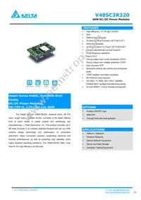 V48SC3R320NRFA Datasheet Cover