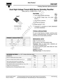 V60100P-E3/45 Datasheet Cover