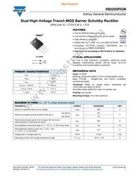 V60200PGW-M3/4W Datasheet Cover