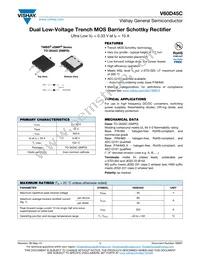 V60D45C-M3/I Datasheet Cover