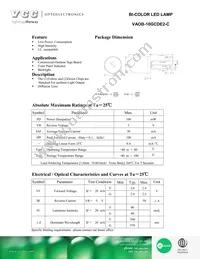 VAOB-10GCDE2-C Datasheet Cover