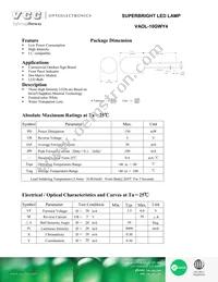 VAOL-10GWY4 Datasheet Cover