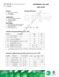 VAOL-5LWY4 Datasheet Cover