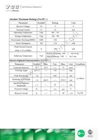 VAOL-S12SB4 Datasheet Page 2
