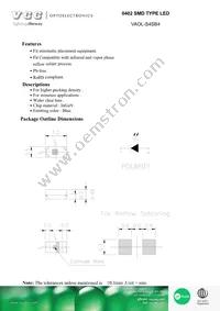 VAOL-S4SB4 Datasheet Cover