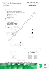 VAOL-S4YP4 Datasheet Cover