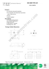 VAOL-S6RP4 Datasheet Cover