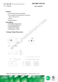 VAOL-S6WR4 Datasheet Cover