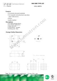 VAOL-S8RP4 Datasheet Cover