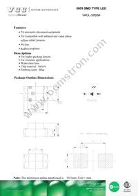 VAOL-S8SB4 Datasheet Cover