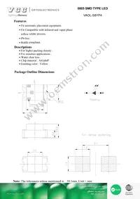 VAOL-S8YP4 Datasheet Cover