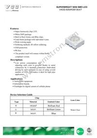 VAOS-5050RGB136-ET Datasheet Cover