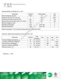 VAOS-A402G9-BW/50 Datasheet Page 2