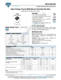 VB10150S-M3/4W Datasheet Cover