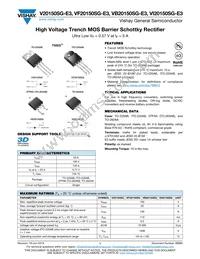 VB20150SG-E3/8W Datasheet Cover