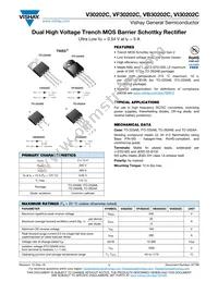 VB30202C-M3/4W Datasheet Cover