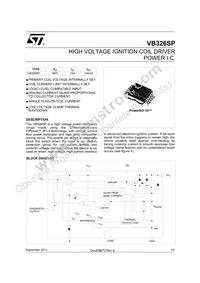 VB326SP-E Datasheet Cover