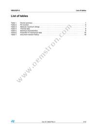 VB526SPTR-E Datasheet Page 3