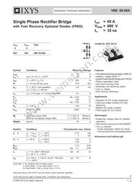 VBE60-06A Datasheet Cover