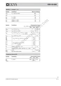 VBH40-05B Datasheet Page 2
