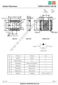 VBHW1149JTE-100-TR Datasheet Page 2