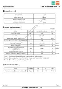 VBHW1149JTE-100-TR Datasheet Page 4