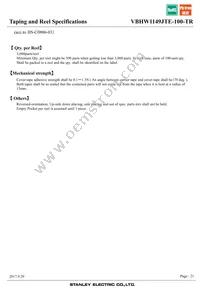 VBHW1149JTE-100-TR Datasheet Page 21