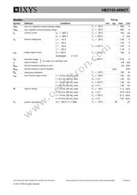 VBO105-08NO7 Datasheet Page 2