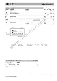 VBO105-08NO7 Datasheet Page 3