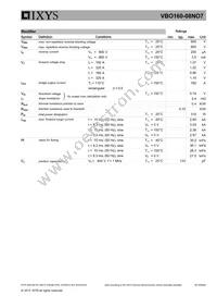 VBO160-08NO7 Datasheet Page 2