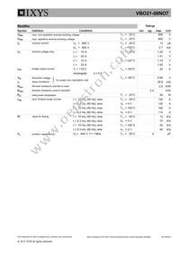 VBO21-08NO7 Datasheet Page 2