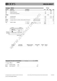 VBO30-08NO7 Datasheet Page 3
