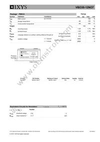 VBO30-12NO7 Datasheet Page 3