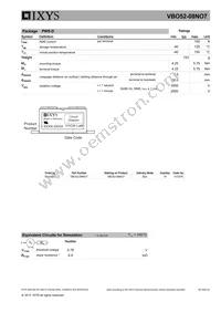 VBO52-08NO7 Datasheet Page 3