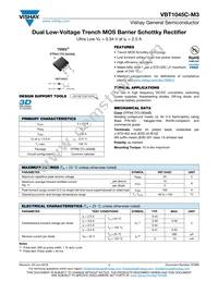 VBT1045C-M3/4W Datasheet Cover
