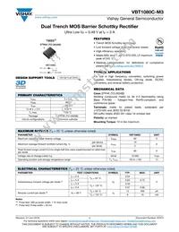 VBT1080C-M3/4W Datasheet Cover