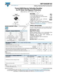 VBT1545CBP-E3/4W Datasheet Cover