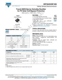 VBT3045CBP-M3/4W Datasheet Cover