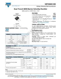 VBT3080C-M3/4W Datasheet Cover