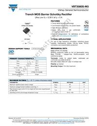 VBT3080S-M3/4W Datasheet Cover