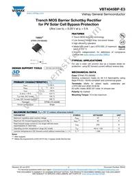 VBT4045BP-E3/8W Datasheet Cover
