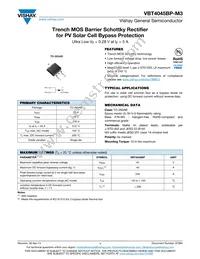 VBT4045BP-M3/4W Datasheet Cover