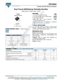 VBT4060C-M3/8W Datasheet Cover