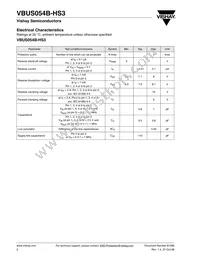 VBUS054B-HS3-GS08 Datasheet Page 2