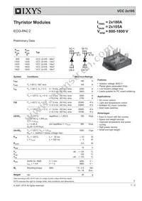VCC2X105-18IO7 Datasheet Cover