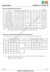 VCDB1111C-5AY3B-TR Datasheet Page 4