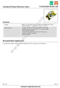 VCDG1104P-5C63C-TR Datasheet Cover