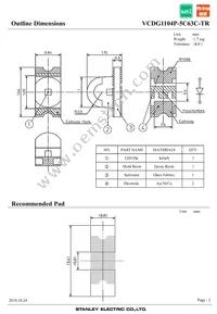 VCDG1104P-5C63C-TR Datasheet Page 2