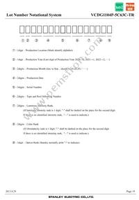 VCDG1104P-5C63C-TR Datasheet Page 19