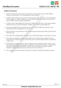 VCDG1111C-4BY3C-TR Datasheet Page 11